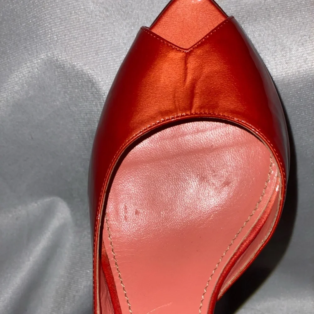 Sebastian Milano Cutaway  Patent Heels